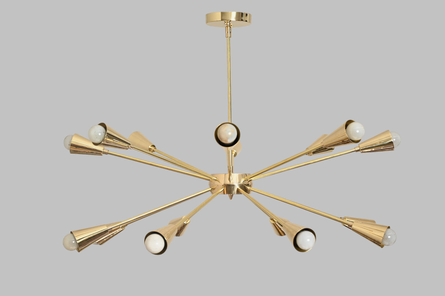 16-Light Mid-Century Sputnik Chandelier – Retro charm and sleek style