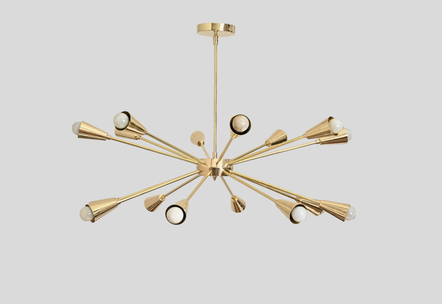 16-Light Mid-Century Sputnik Chandelier – Retro charm and sleek style