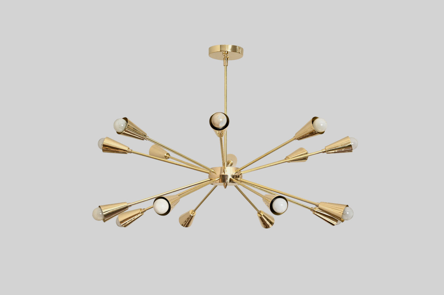 16-Light Mid-Century Sputnik Chandelier – Retro charm and sleek style