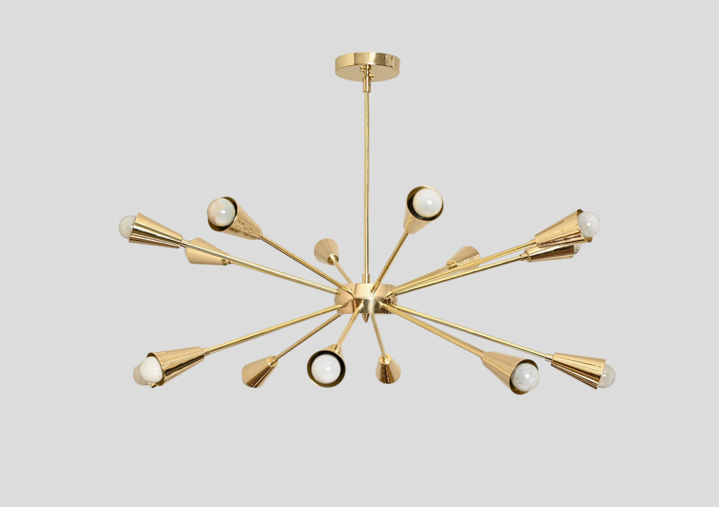 16-Light Mid-Century Sputnik Chandelier – Retro charm and sleek style