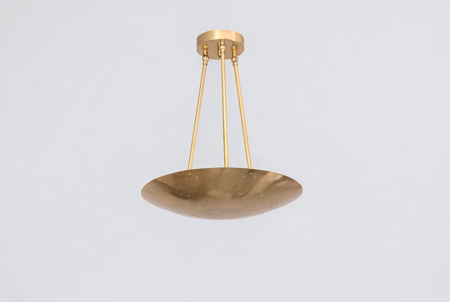 3-light dome brass sputnik chandelier with modern, luxurious design
