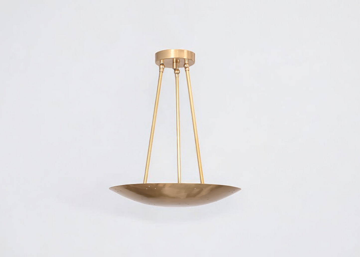 3-light dome brass sputnik chandelier with modern, luxurious design