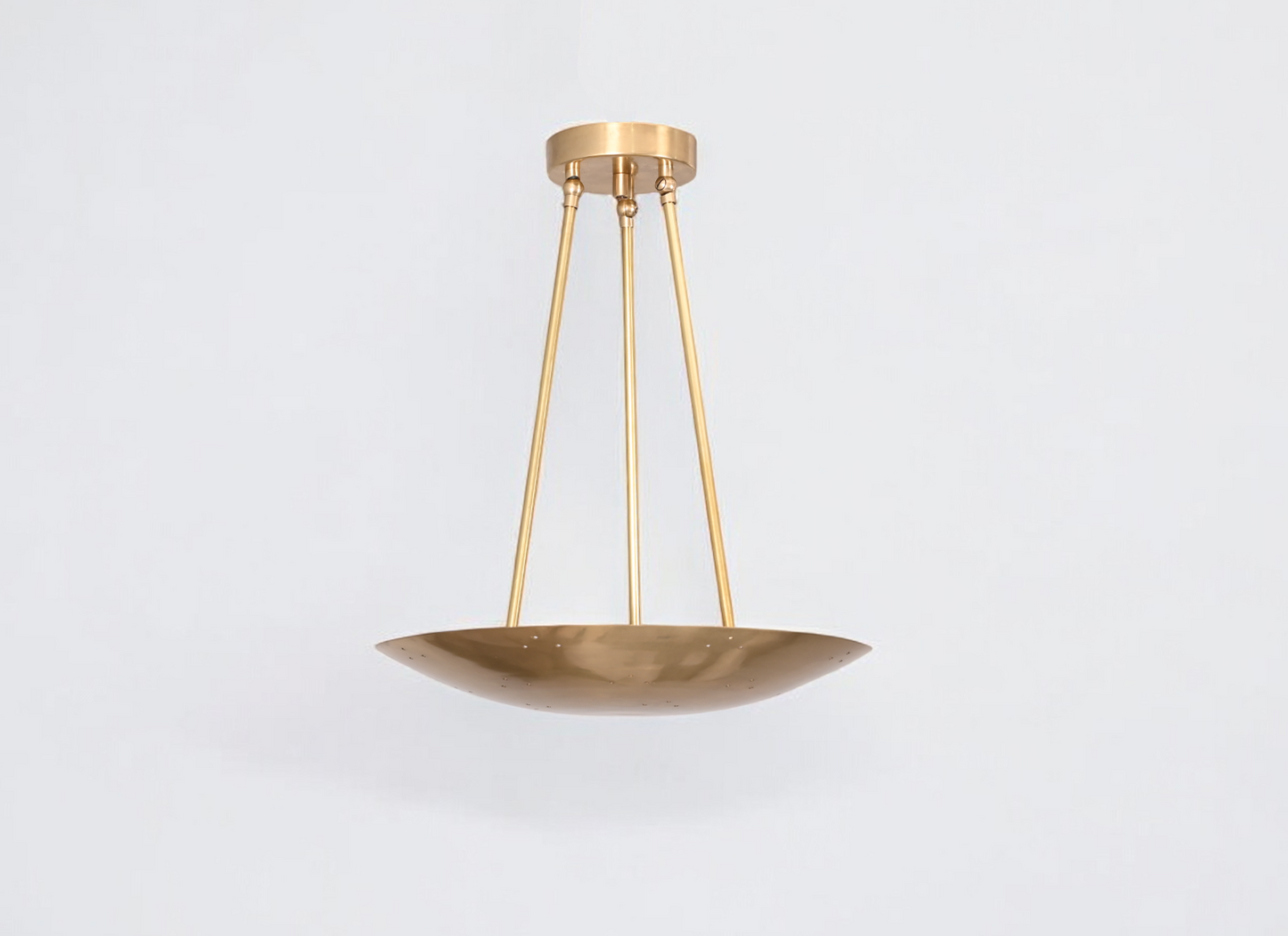 3-light dome brass sputnik chandelier with modern, luxurious design