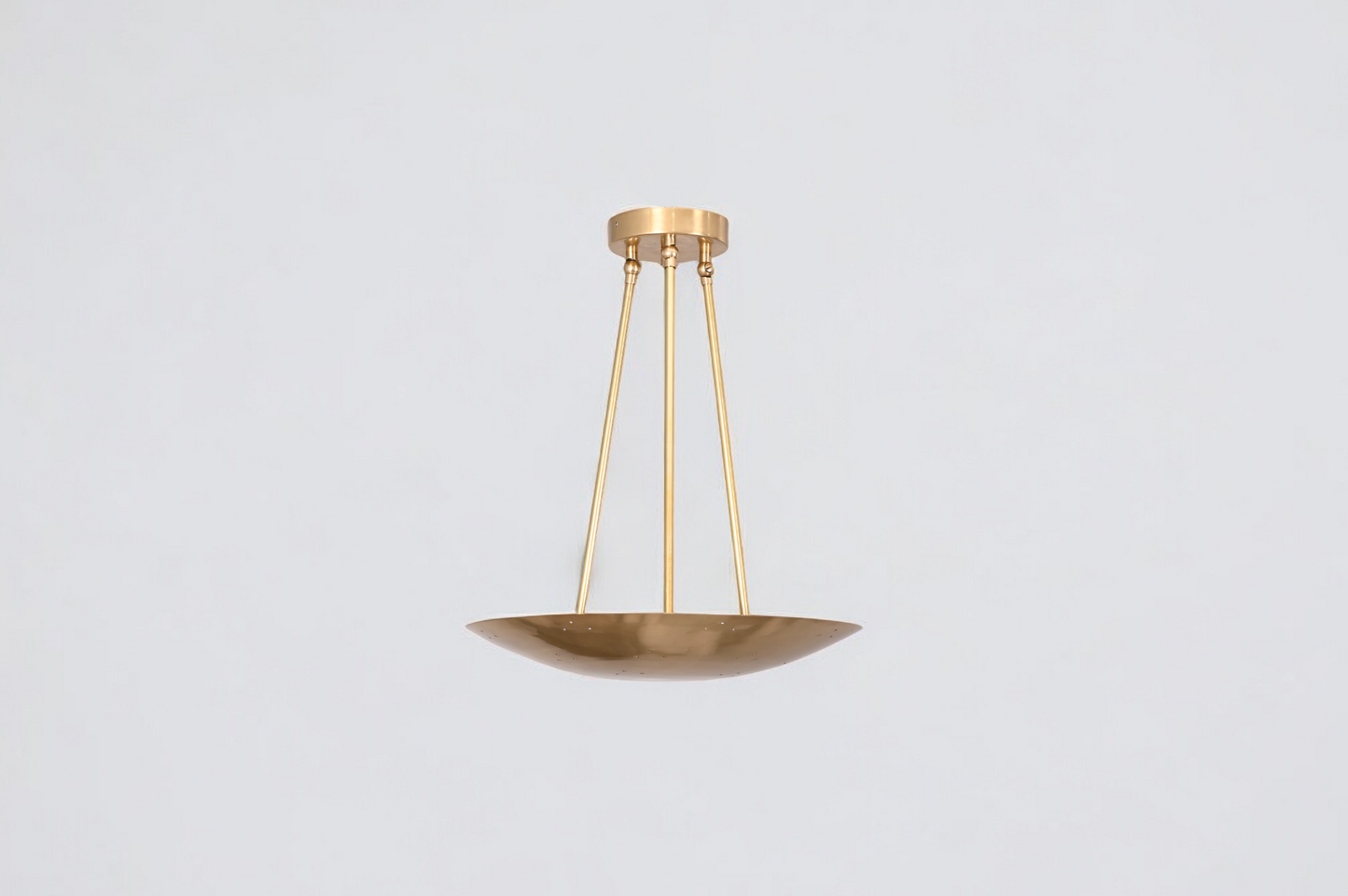 3-light dome brass sputnik chandelier with modern, luxurious design