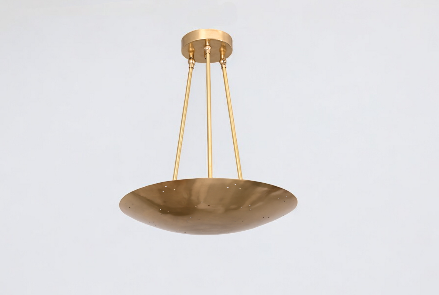 3-light dome brass sputnik chandelier with modern, luxurious design