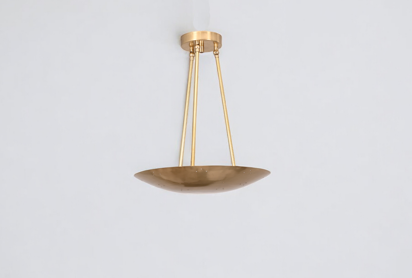 3-light dome brass sputnik chandelier with modern, luxurious design