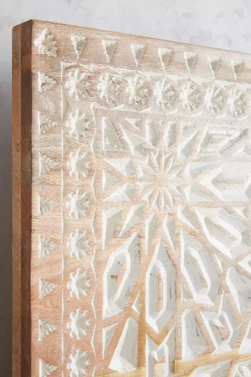 Bed Frame Room-anchoring Piece Carving Traditional Styles Handcrafted
