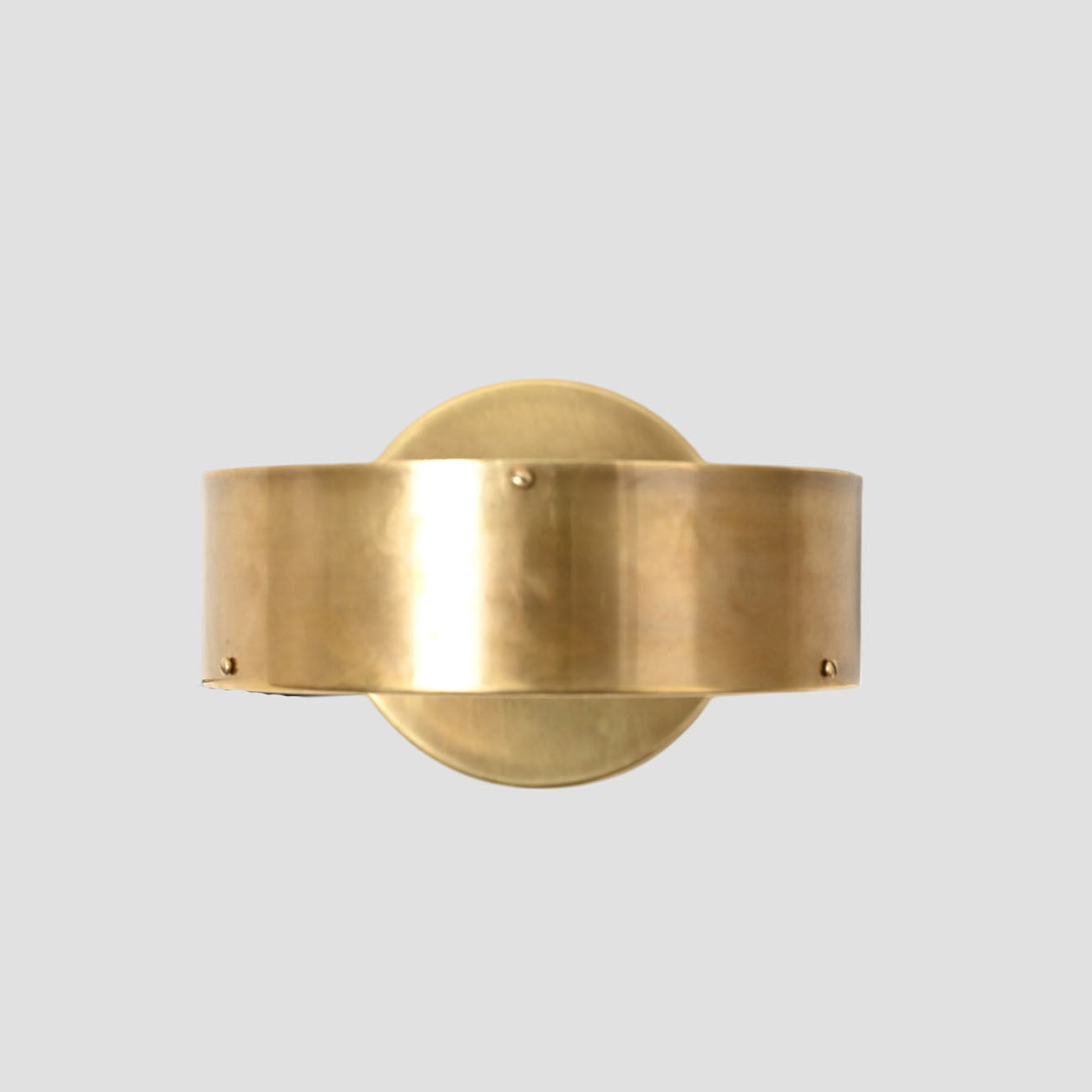 1-Light Raw Brass Wall Fixture – Mid-Century Sputnik Style, Vintage lights