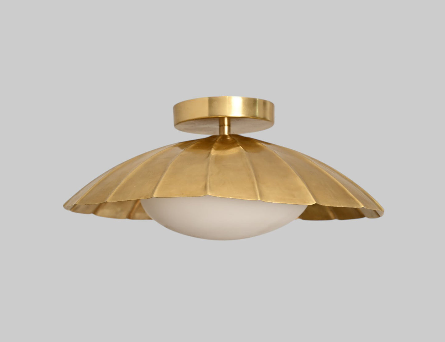 Mid-Century Flush Mount Light – Sleek and timeless