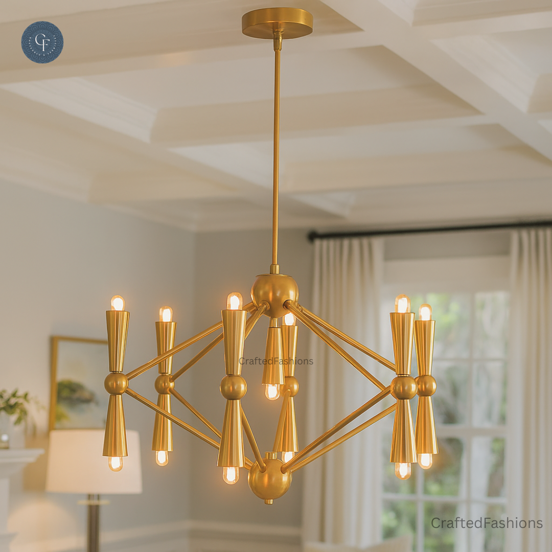 Illuminate with the stunning Caracas 13 Bulb Chandelier