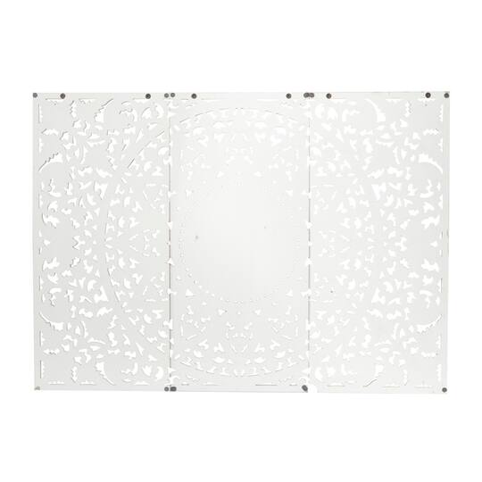 Hand Carved Mandala Wall Mount Wood Bed Headboard by Crafted Fashions