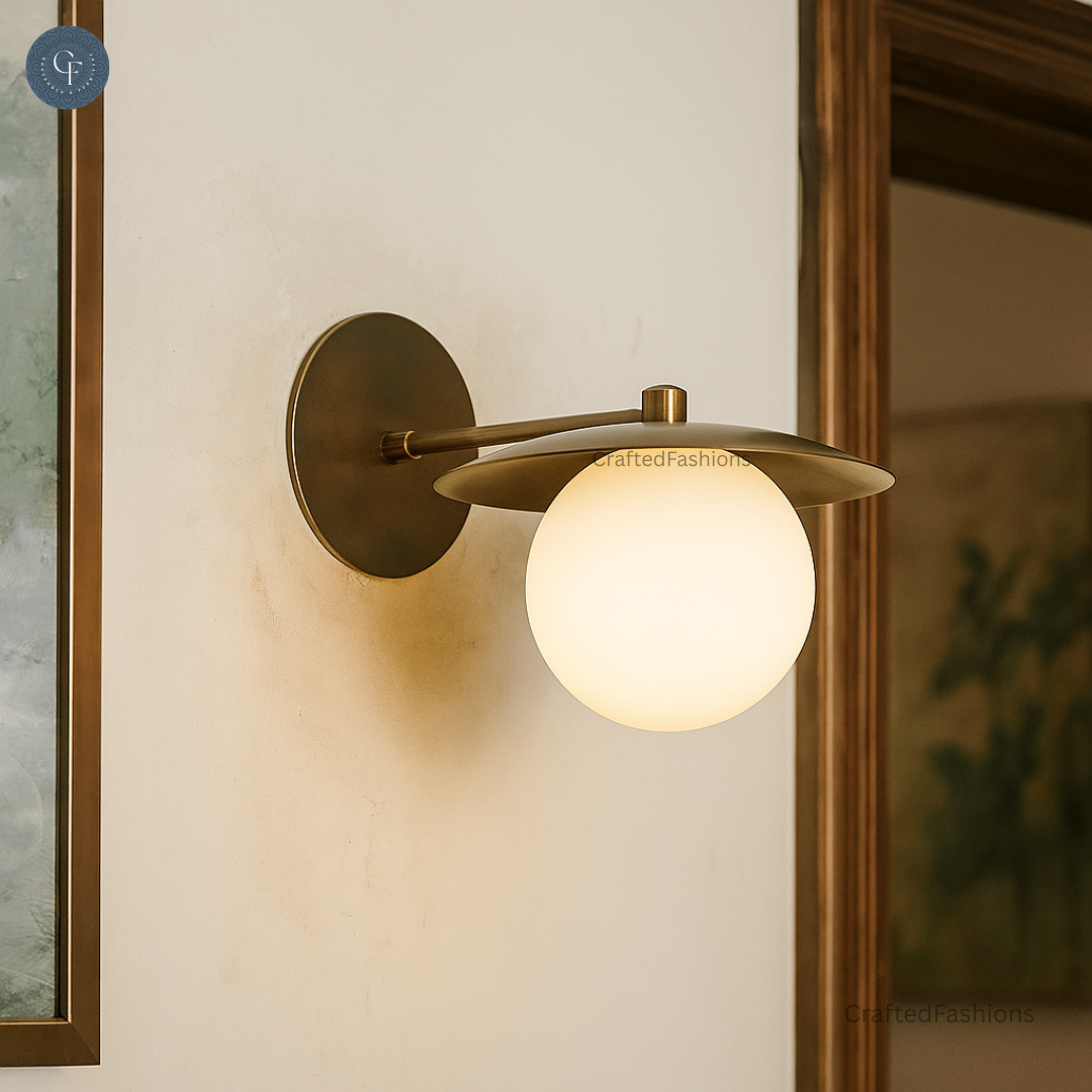 Hand-crafted perforated brass chandelier with unique finish - Lamps that add beauty to your place