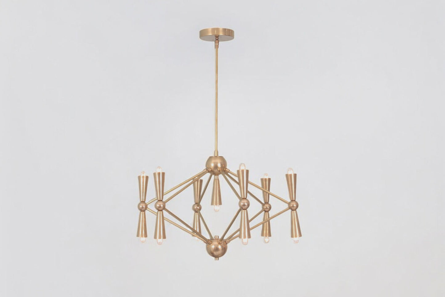 Illuminate with the stunning Caracas 16 Bulb Chandelier