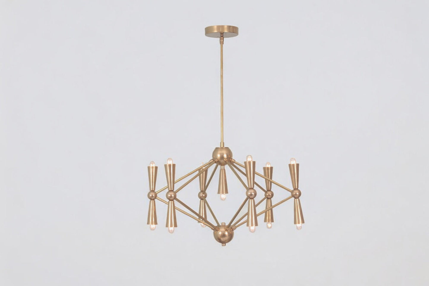 Illuminate with the stunning Caracas 16 Bulb Chandelier