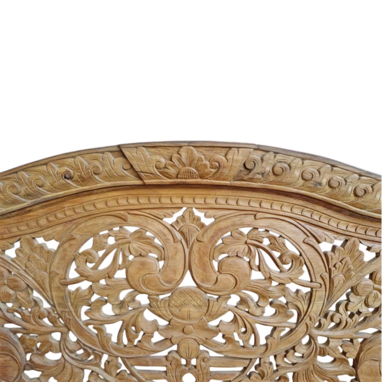 Bed Frame Room-anchoring Piece Carving Traditional Styles Handcrafted