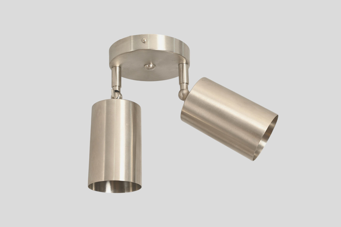 Adjustable Angle Ceiling Spotlight: Modern antique brass, sleek solid brass design