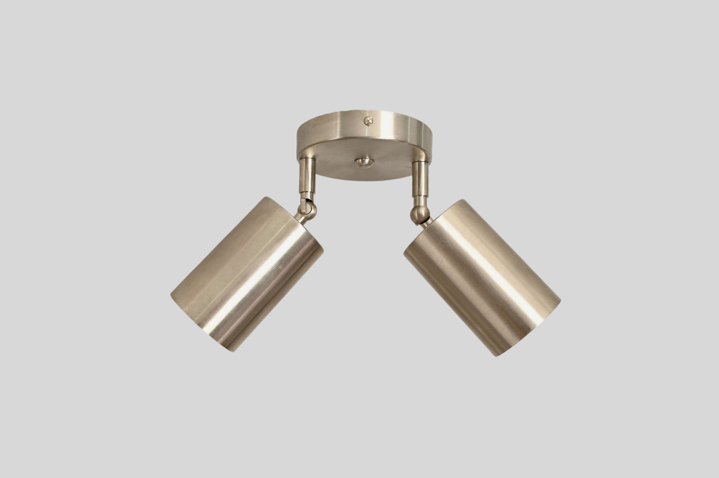 Adjustable Angle Ceiling Spotlight: Modern antique brass, sleek solid brass design