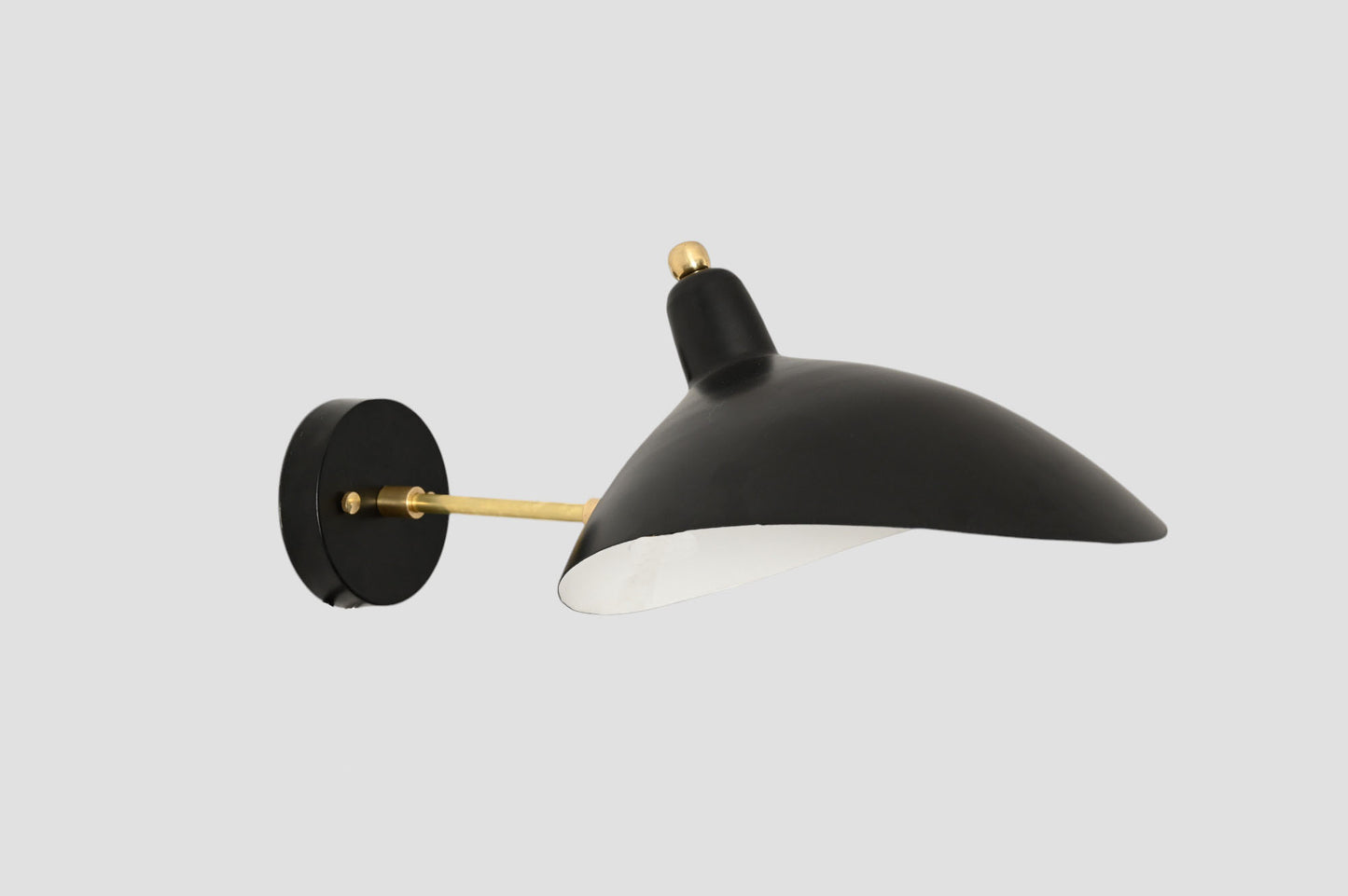 Black Bedside Wall Lamp: Matte finish, perfect for reading, adds sleek modern style