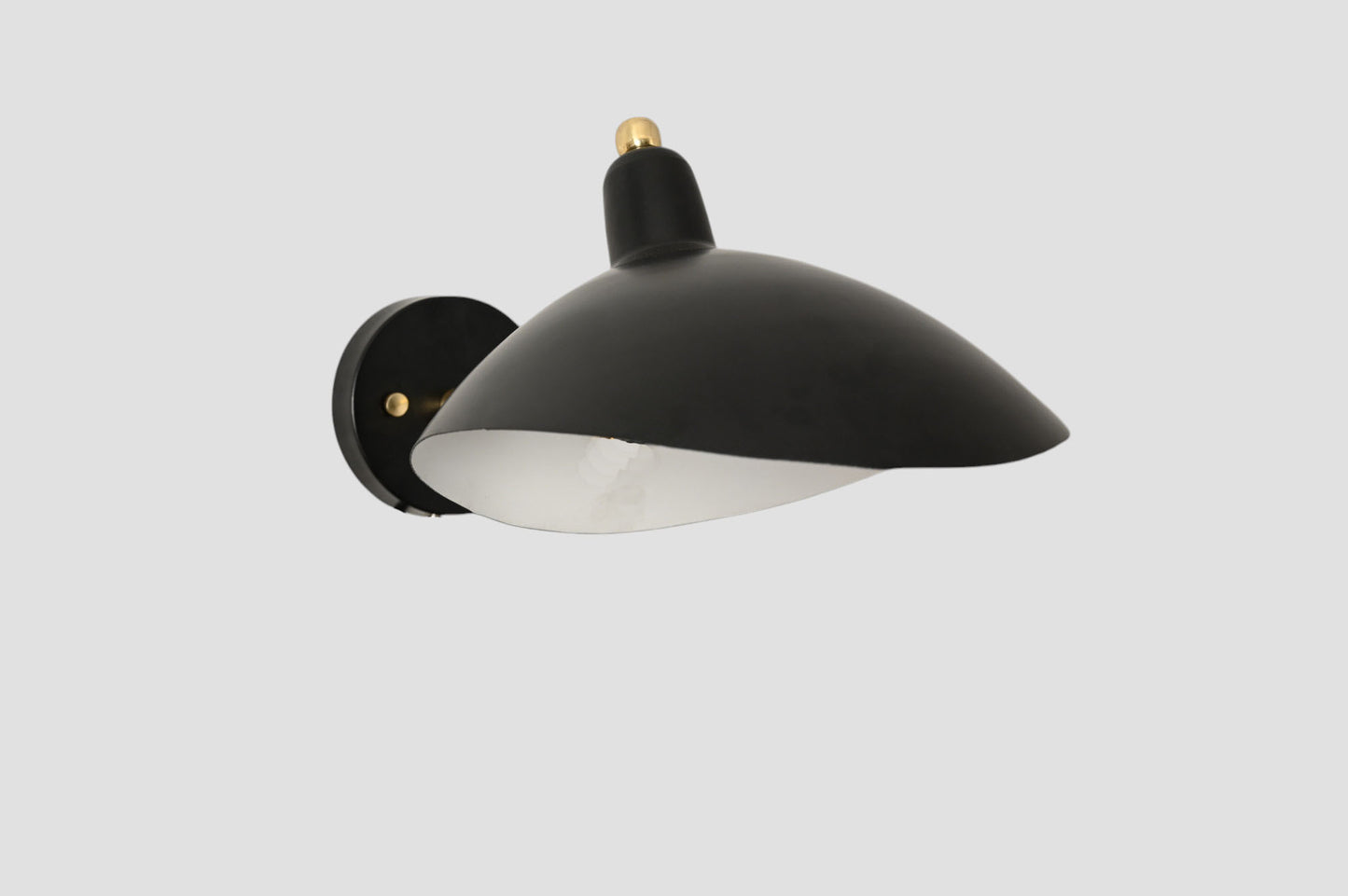 Black Bedside Wall Lamp: Matte finish, perfect for reading, adds sleek modern style