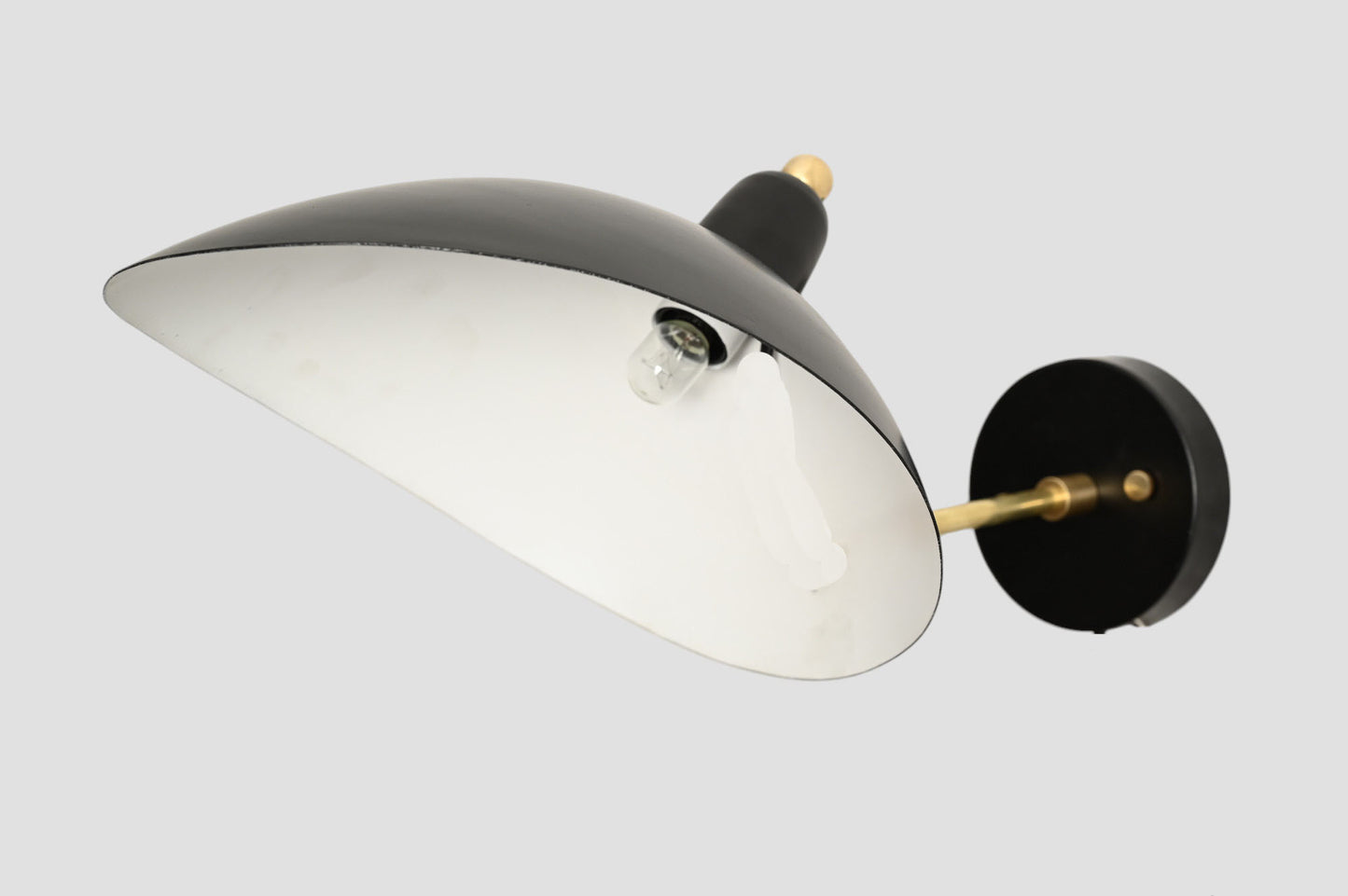 Black Bedside Wall Lamp: Matte finish, perfect for reading, adds sleek modern style