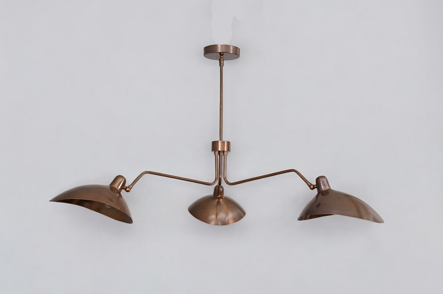 Elevate your space with the Curved Brass Sputnik Chandelier—modern, stylish lighting!