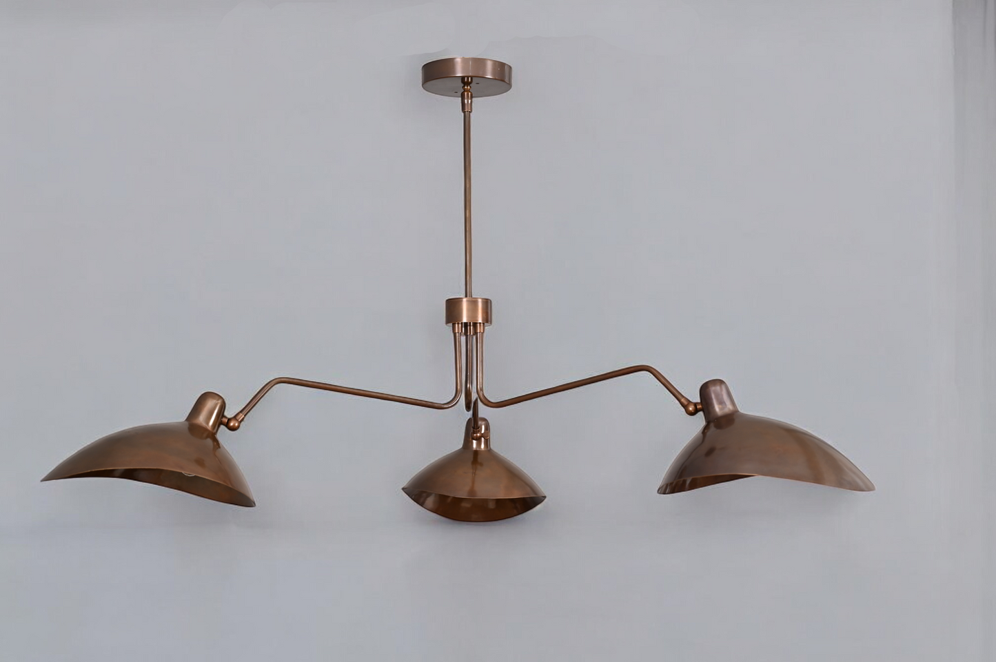 Elevate your space with the Curved Brass Sputnik Chandelier—modern, stylish lighting!