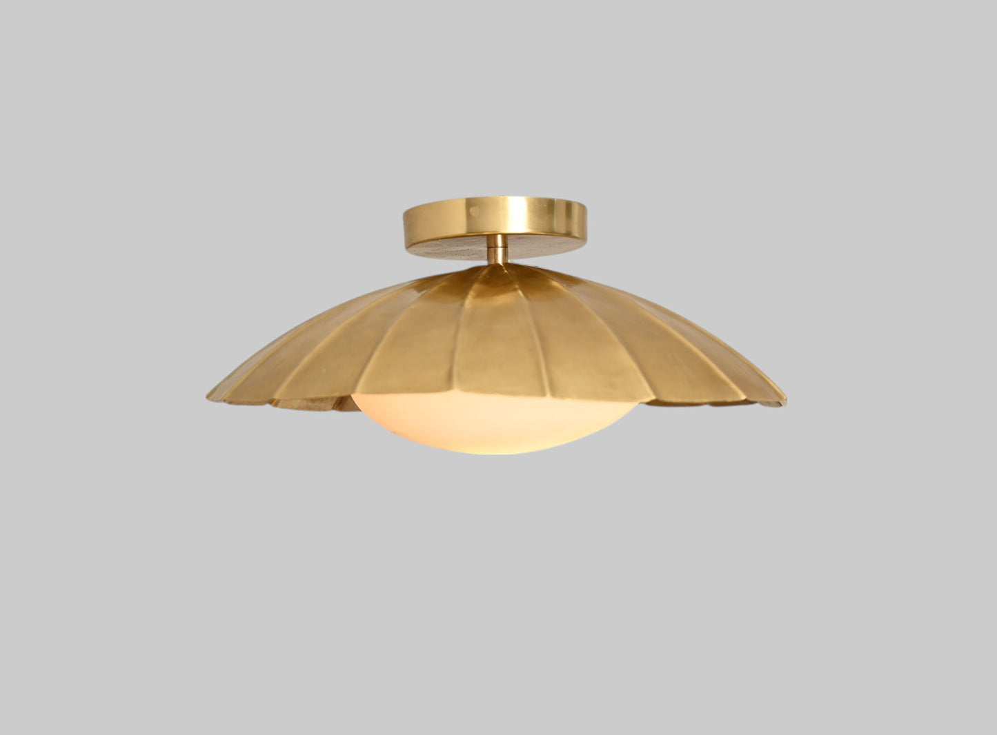 Elevate your space with our Mid-Century Flush Mount Light—sleek and timeless