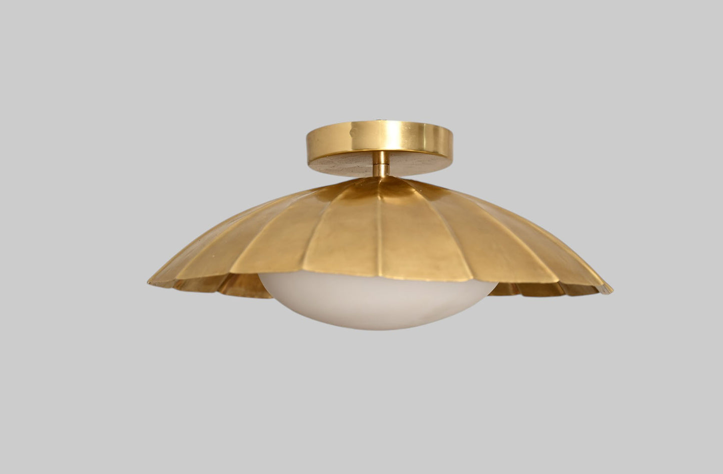 Elevate your space with our Mid-Century Flush Mount Light—sleek and timeless