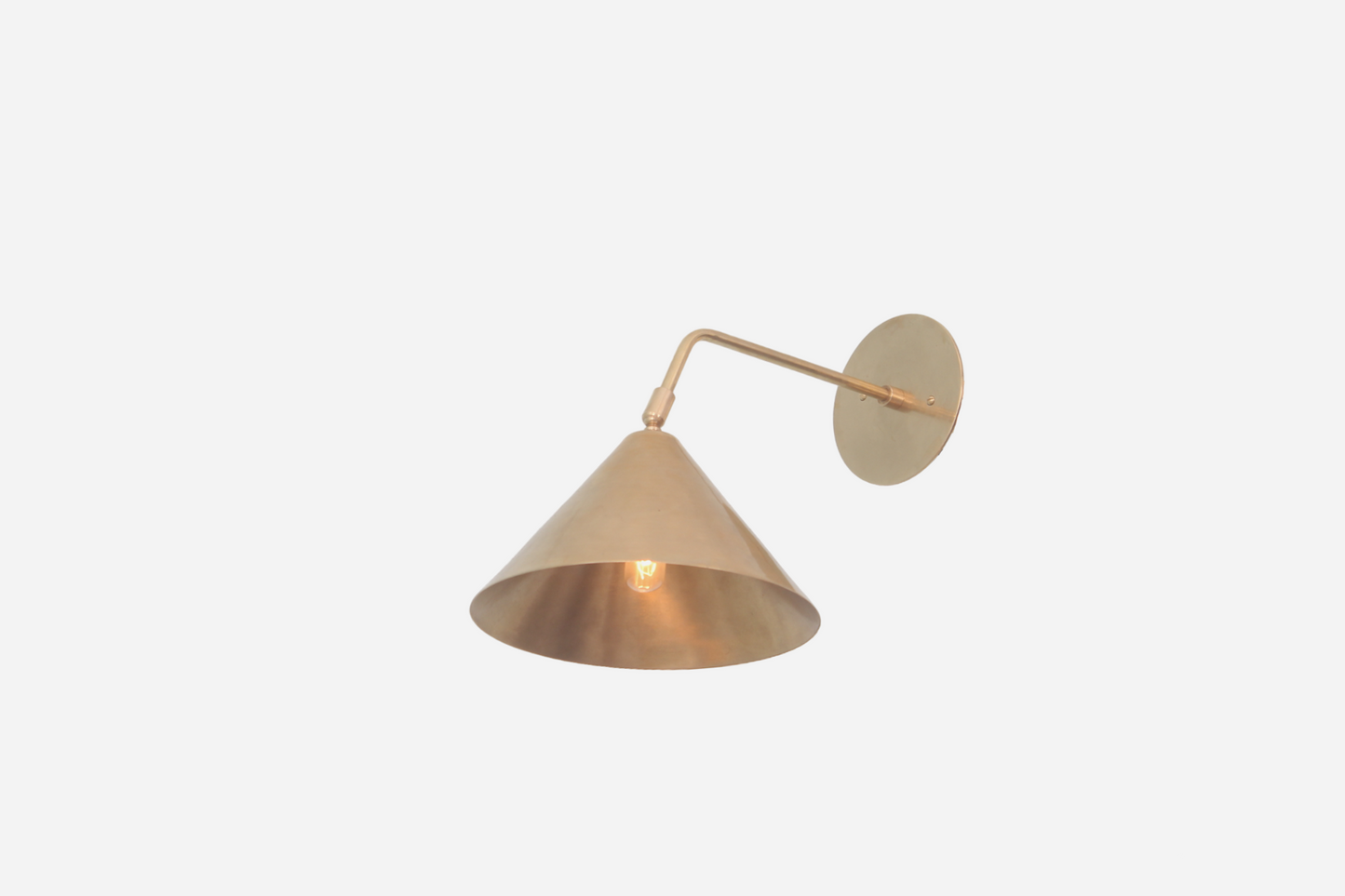 Illuminate with Mid-Century Modern Wall Sconces, raw brass Sputnik, Stilnovo-inspired