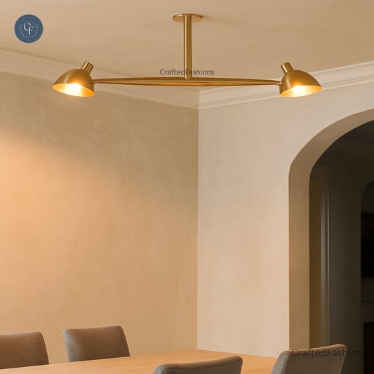 Italian Brass Sputnik Chandelier for Timeless Elegance – Bright and luxurious