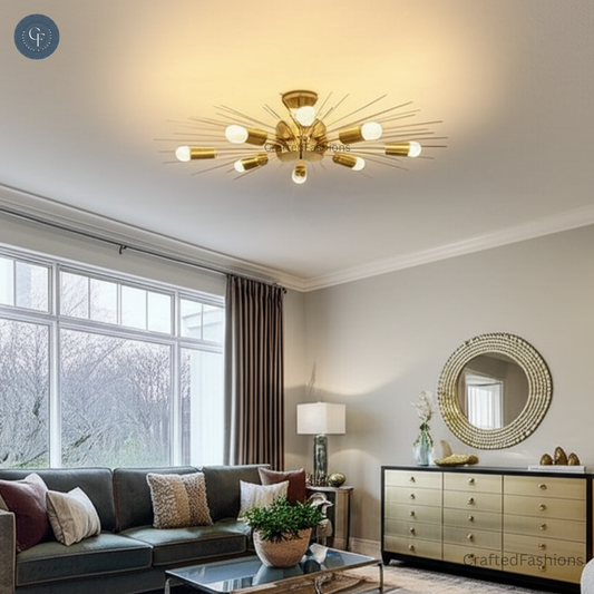 12 Globe Lights chandelier offers stunning, modern design and elegant, ambient lighting