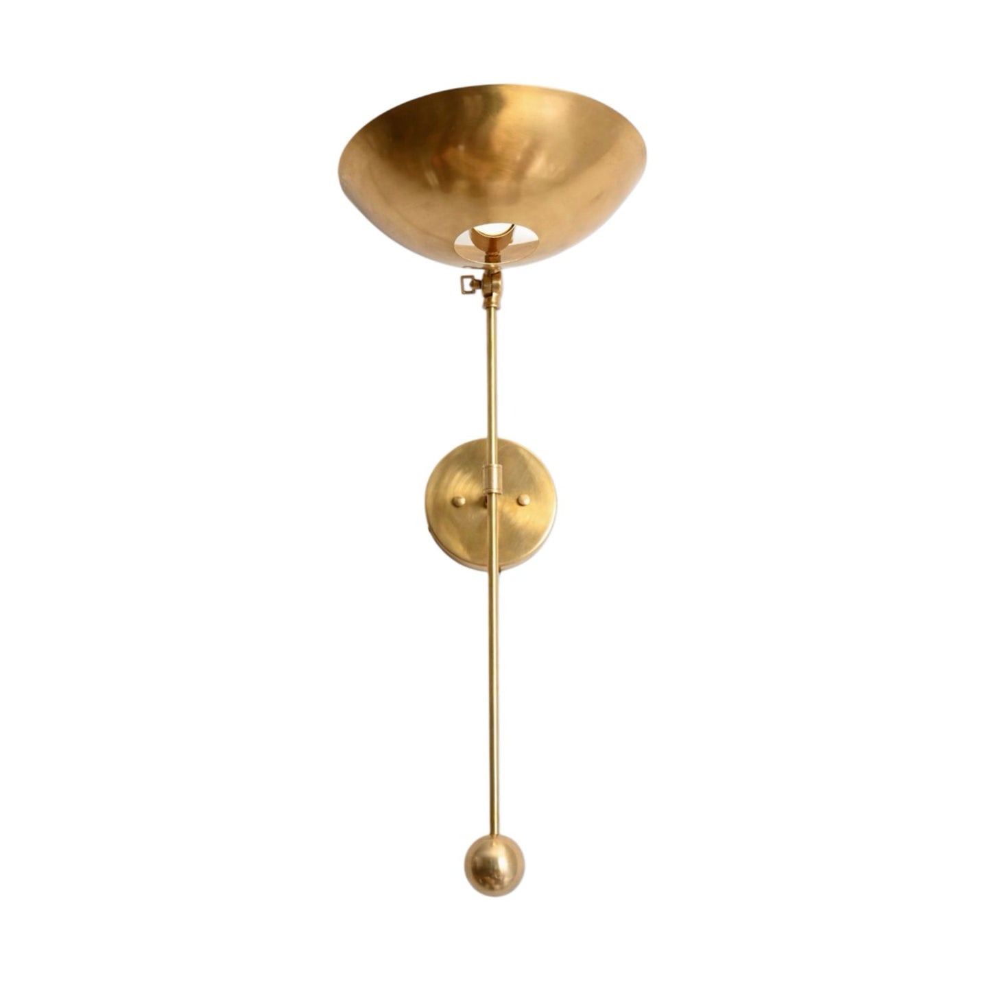Stylish wall fixture for warm, focused ambient lighting