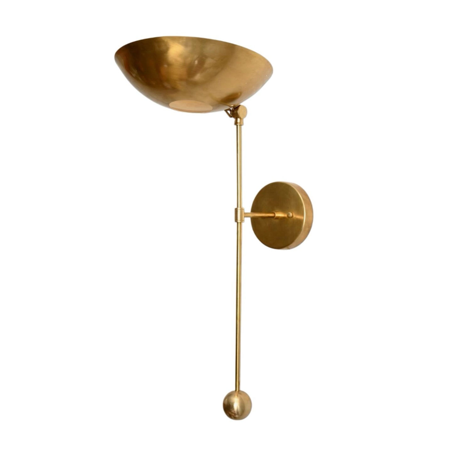Stylish wall fixture for warm, focused ambient lighting