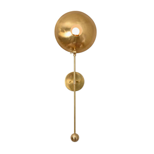 Stylish wall fixture for warm, focused ambient lighting