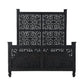 Handcarved Bed Room-anchoring Piece Carving Traditional Styles Handcrafted tropical Wood Bed Frame