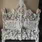 Balinese Bed Headboard House Decoration Teak Wood Carving