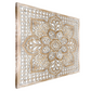 Balinese Hand Carved Mandala Bed Headboard Dahayu Decor Wood Wall Art
