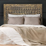 Hand Carved headboard with Mandala/Balinese designs Cendana Headboard by Crafted Fashions