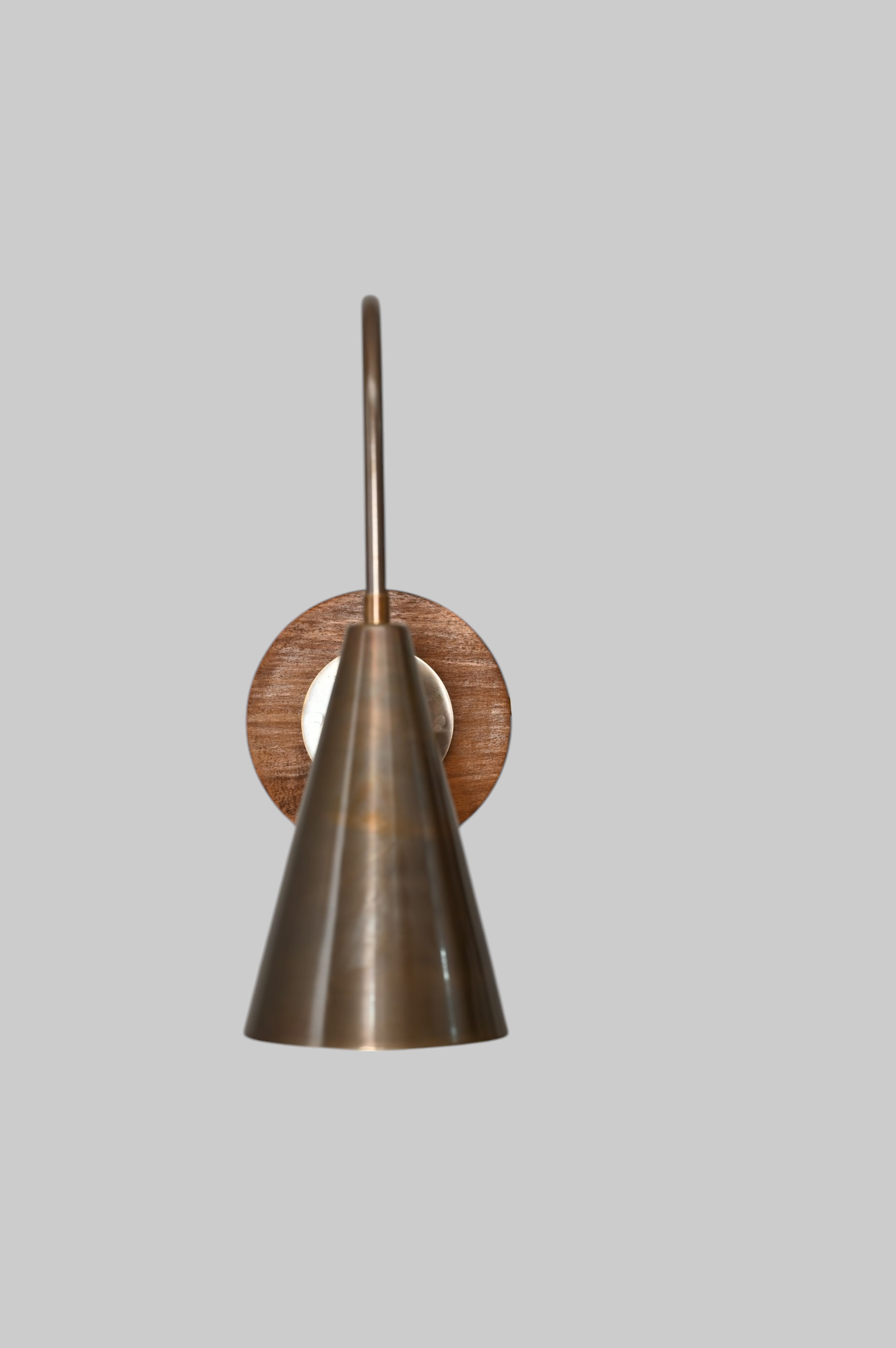 1-Light Mid-Century Wall Sconce - Modern design with antique patina and vintage charm